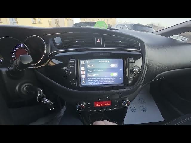 Video thumbnail for Kia Ceed II Facelifting – How to Enable CarPlay Voice Control