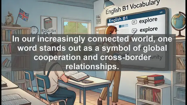 Video thumbnail for 2500 Must Know CEFR B1 Vocabulary - Understanding 'International': A Key Word in Our Connected World