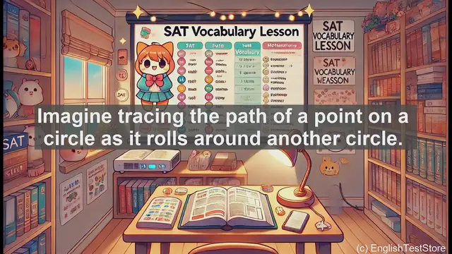 Video thumbnail for 5000 Must Know SAT Vocabulary - Epicycloid: The Curve Created by Rolling Circles