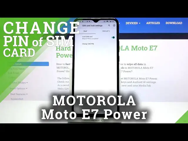 'Video thumbnail for How to Change SIM PIN on MOTOROLA Moto E7 Power – Set Up SIM PIN'