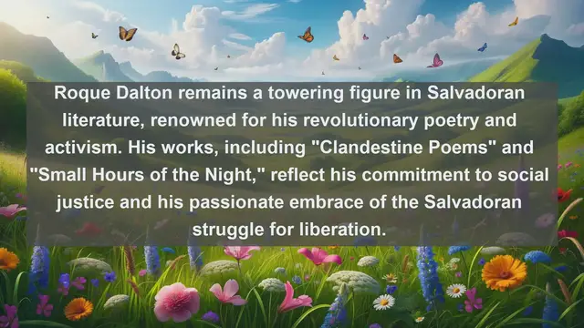 Video thumbnail for Unveiling Literary Gems: Top 10 Renowned Writers from El Salvador