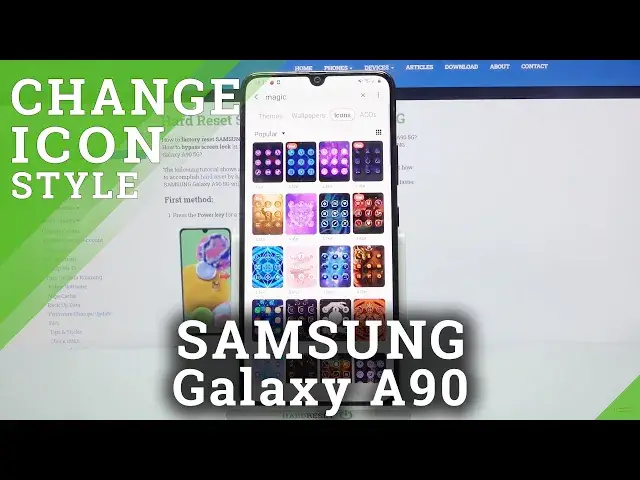 'Video thumbnail for Change Icon Style – Display Options on SAMSUNG Galaxy A90'