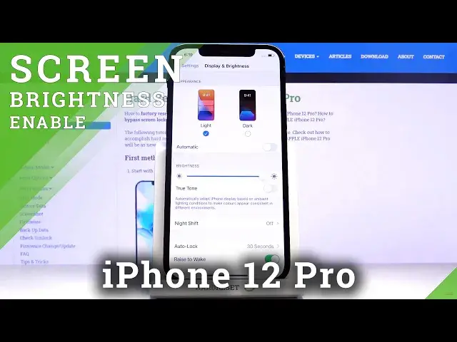 'Video thumbnail for How to Turn Off Automatic Brightness in iPhone 12 Pro - Set Up Constant Screen Light'