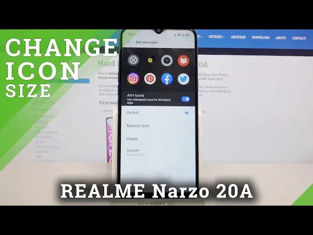'Video thumbnail for How to Change Icon Size on REALME Narzo 20A – Resize Icons'