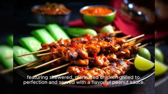 'Video thumbnail for Chicken Satay'