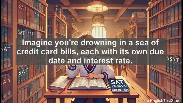 Video thumbnail for 5000 Must Know SAT Vocabulary - Consolidate: Combining Debts and Boosting Your SAT Vocabulary