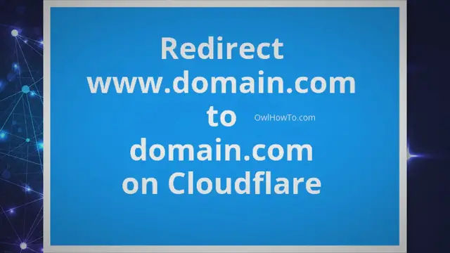 'Video thumbnail for How to redirect www to non www traffic on Cloudflare'