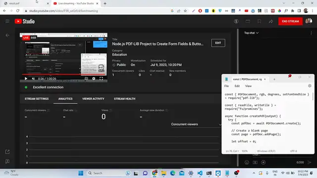 Video thumbnail for Node.js PDF-LIB Project to Create Form Fields & Buttons in PDF Document