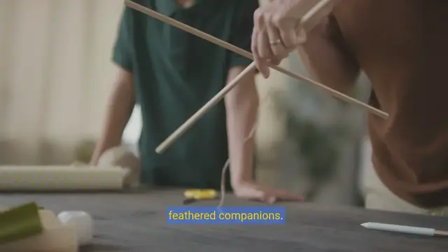 Video thumbnail for Feathered Fun: Crafting DIY Toys for Your Bird Buddies