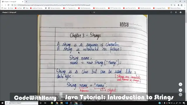 Video thumbnail for Java Tutorial_ String Methods in Java