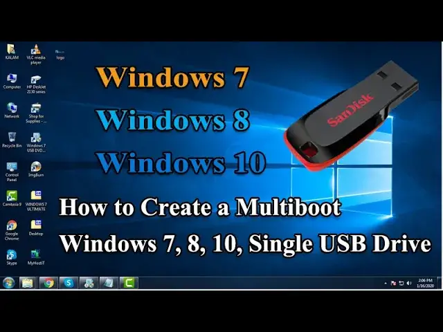 Video thumbnail for How to Create a Multiboot Windows 7, 8, 10, Single USB Drive
