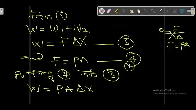 Video thumbnail for Bernoulli's Theorem - First video on how to derive bernoulli's equation (part 1)
