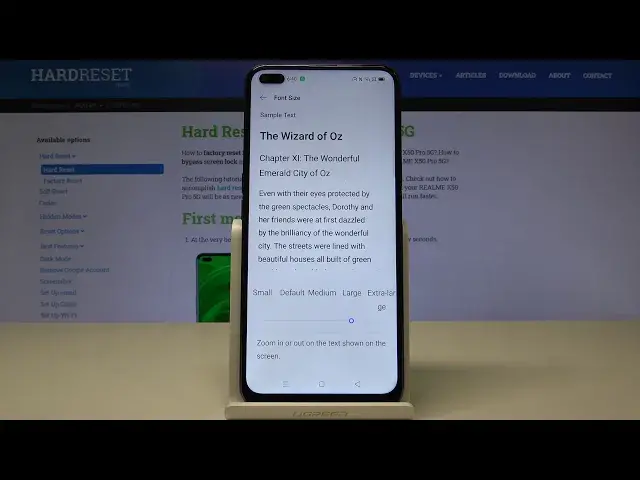 'Video thumbnail for How to Change Font Size in Realme X50 - Adjust Text Size'