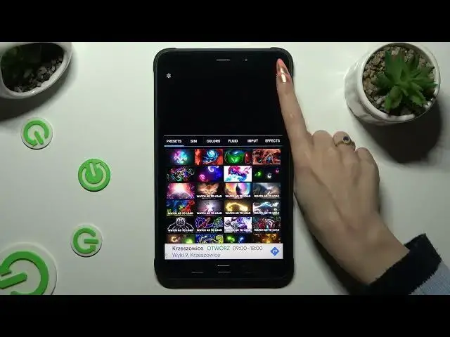 'Video thumbnail for How to Download and Apply Live Wallpapers on SAMSUNG Galaxy Tab Active3 - Magic Fluids App'