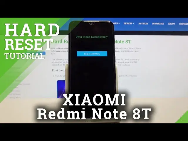 'Video thumbnail for How to Remove Screen Lock on XIAOMI Redmi Note 8T - Hard Reset by Recovery Mode'
