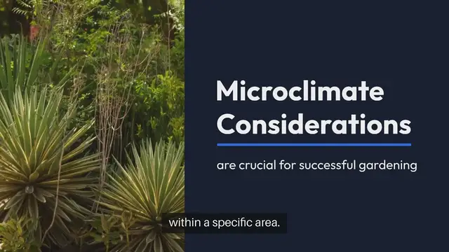 Video thumbnail for Microclimate Considerations Gardening