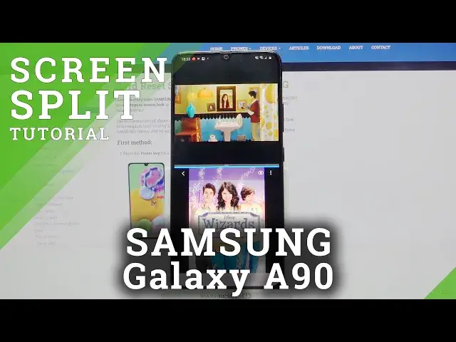 'Video thumbnail for Dual Screen – Split Screen Option on SAMSUNG Galaxy A90'