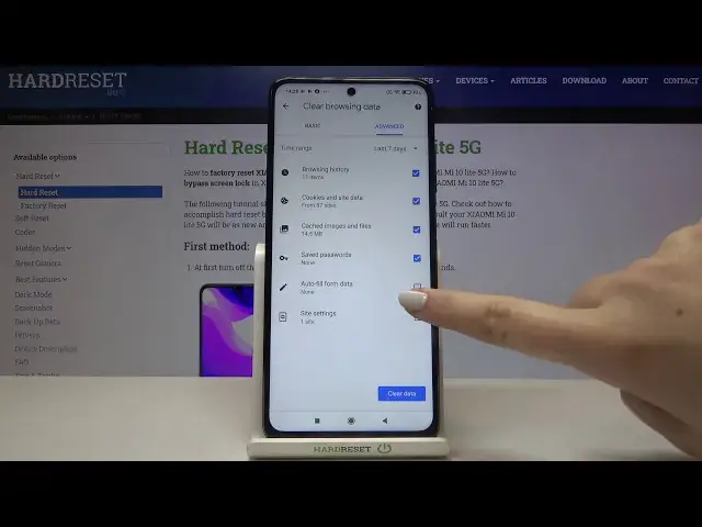 'Video thumbnail for How to Clear Browsing Data in Xiaomi Mi 10T Lite 5G - Remove Browsing History'