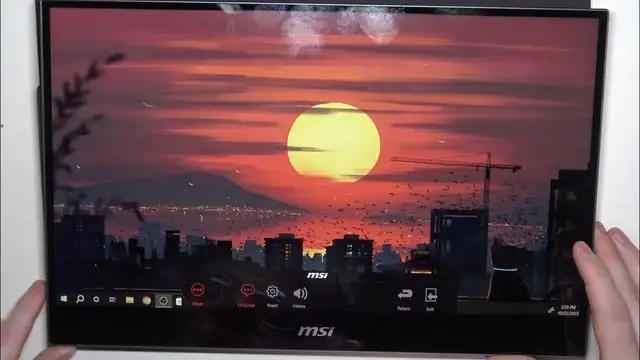 Video thumbnail for How to Change Language in MSI OPTIX MAG161V – Find Language List