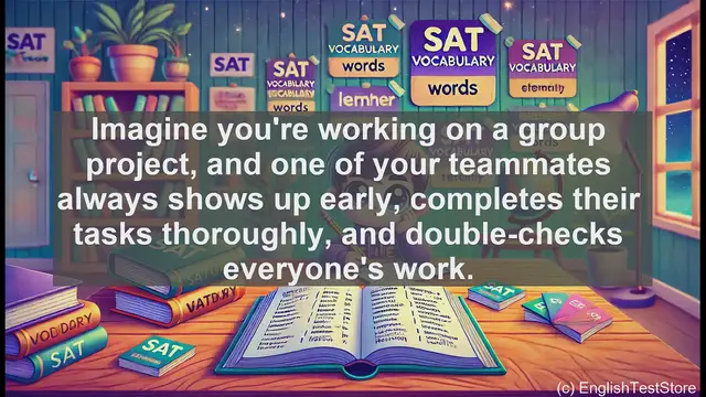 Video thumbnail for 5000 Must Know SAT Vocabulary - Conscientious: The Key to Success in Work and Life