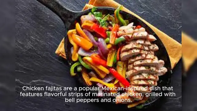 'Video thumbnail for Chicken Fajitas'