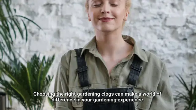 Video thumbnail for Gardening Clogs