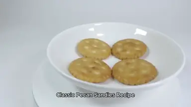 'Video thumbnail for pecan sandies recipe'