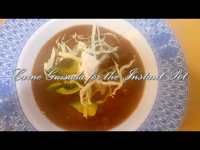 Video thumbnail for Carne Guisada for the Instant Pot