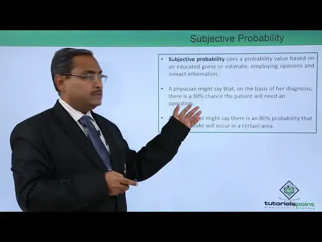 Video thumbnail for Machine Learning - Probability and Counting Rules - Subjective Probability