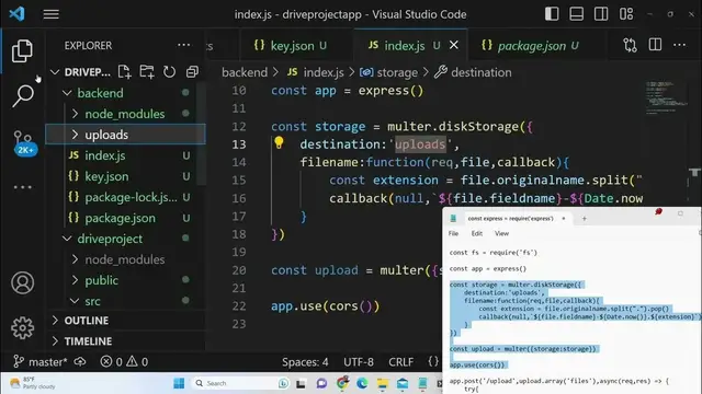 Video thumbnail for Vue.js Project to Upload Multiple Files to Google Drive Using Service Account in Node.js & Express
