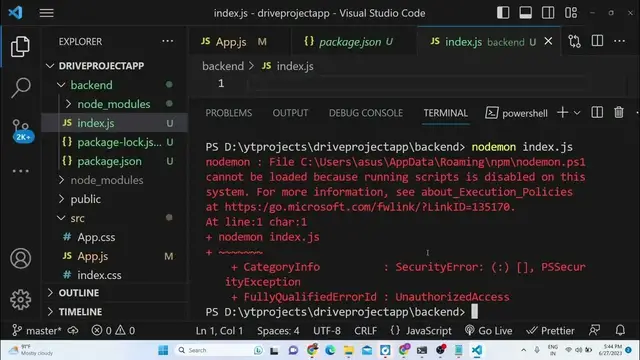 Video thumbnail for React.js Project to Upload Multiple Files to Google Drive Using Service Account in Node.js & Express