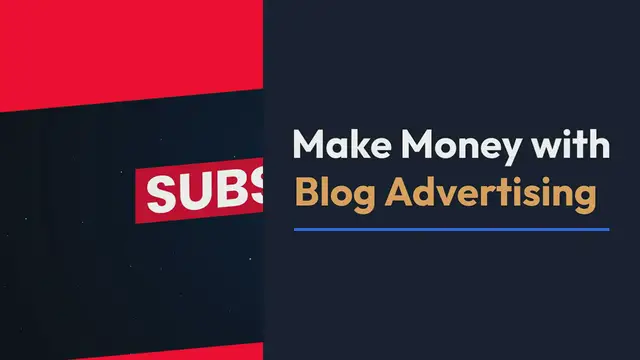 Video thumbnail for Make money by placing ads from advertising networks