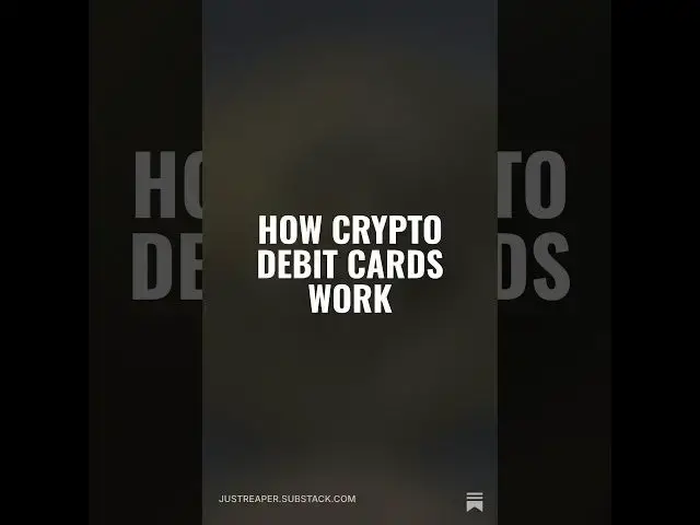 Video thumbnail for Crypto Debit Cards