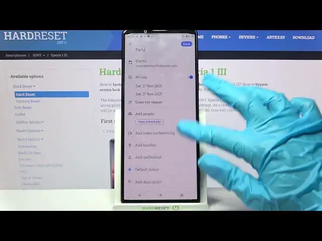 Video thumbnail for How to Add Event to Calendar to SONY Xperia 1 III – Use Calendar