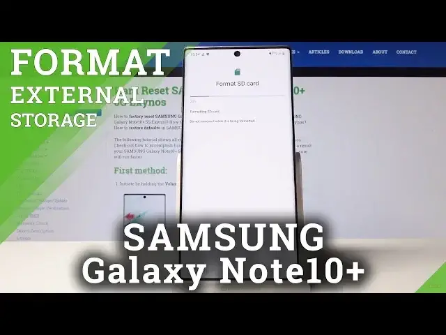 'Video thumbnail for How to Format SD Card in SAMSUNG Galaxy Note 10+'