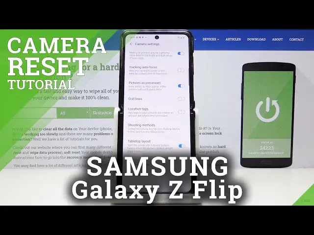 'Video thumbnail for How to Restore Camera Defaults in Samsung Galaxy Z Flip - Reset Camera'