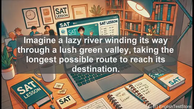 Video thumbnail for 5000 Must Know SAT Vocabulary - SAT Vocabulary: Understanding and Using 'Meander'