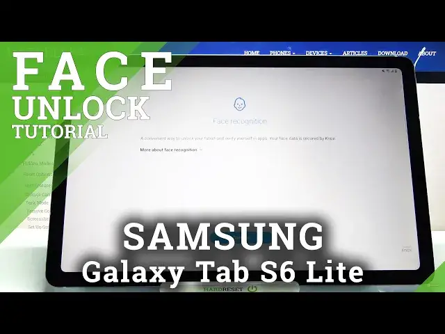 'Video thumbnail for How to Set Up Face Unlock on SAMSUNG Galaxy Tab S6 Lite – Face Recognition'
