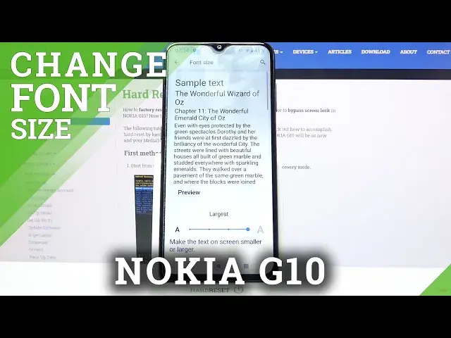 'Video thumbnail for How to Change Font Size on NOKIA G10 - Adjust Font Size'