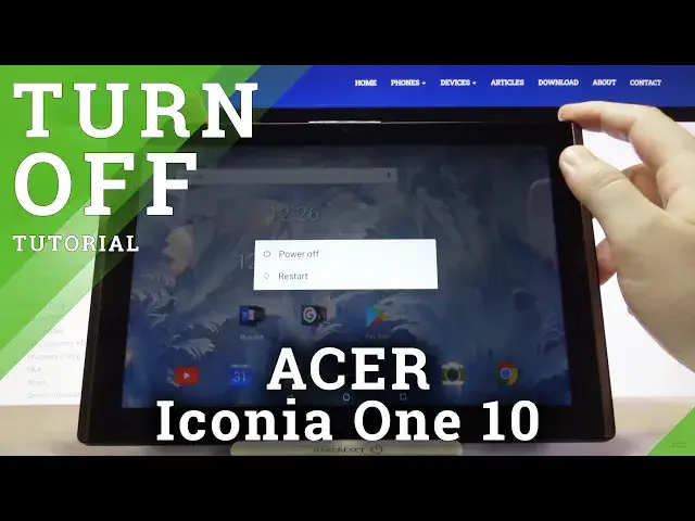 Video thumbnail for How to Switch Off ACER Iconia One 10 – Power Off ACER tablet