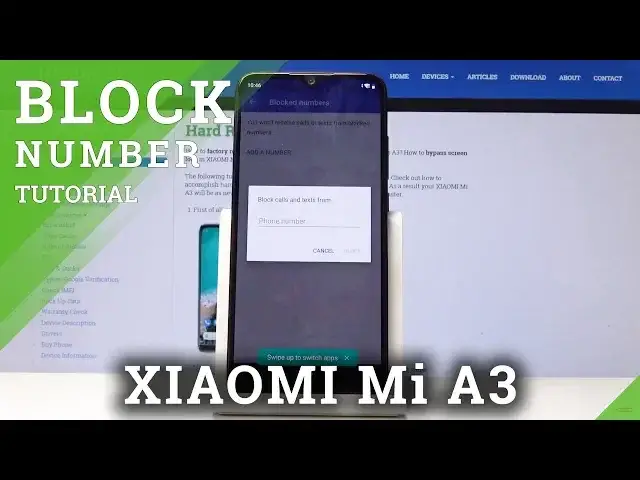 'Video thumbnail for How to Block Calls & Texts in Xiaomi Mi A3 - Block Number'