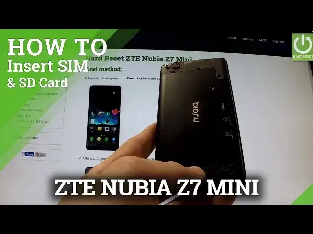 'Video thumbnail for How to intstall SIM card and Micro SD card in ZTE Nubia Z7 Mini'