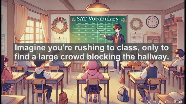 Video thumbnail for 5000 Must Know SAT Vocabulary - SAT Vocabulary: Understanding and Using 'Obstruct'