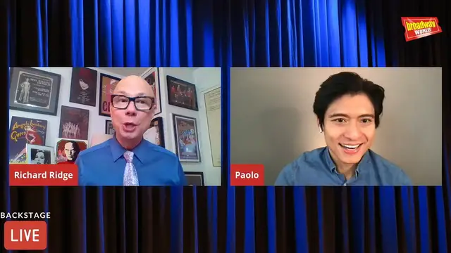 'Video thumbnail for Paolo Montalbán Visits Backstage LIVE with Richard Ridge- Watch Now!'