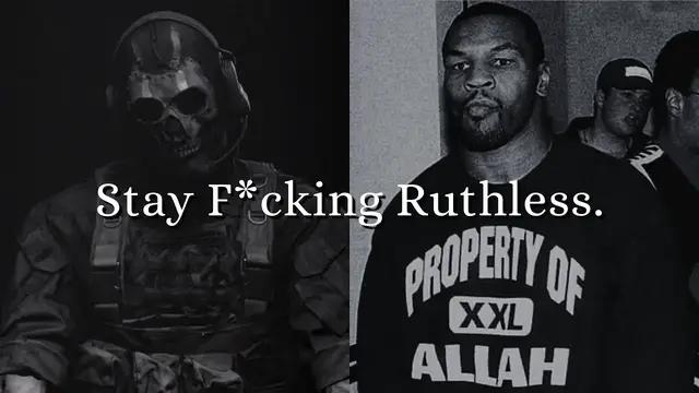 'Video thumbnail for Be F＊cking Ruthless.'