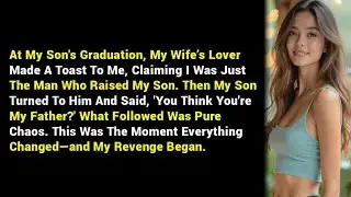 'Video thumbnail for Cheating Wife Lover Toasted to Me The Man Who Raised My Son. Then My Son Exposed Their Betrayal.'