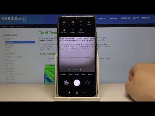 Video thumbnail for Orientation Lines in XIAOMI Mi Note 10 – Show & Hide Camera Gridlines