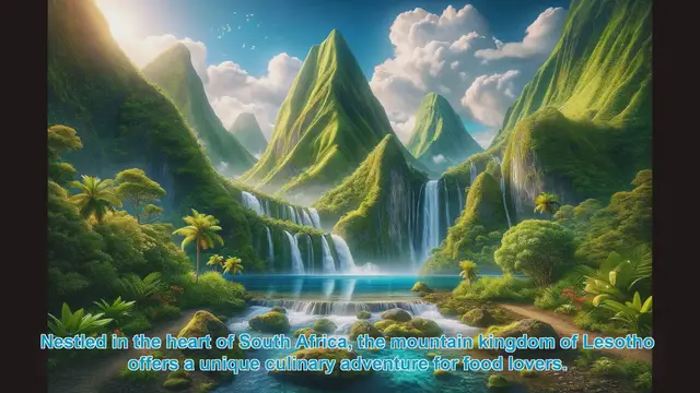 Video thumbnail for Discover Lesotho's Vibrant Street Food Scene