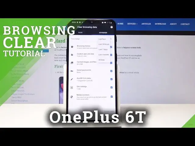 'Video thumbnail for How to Clear Browsing Data in OnePlus 6T - Wipe Browsing History'