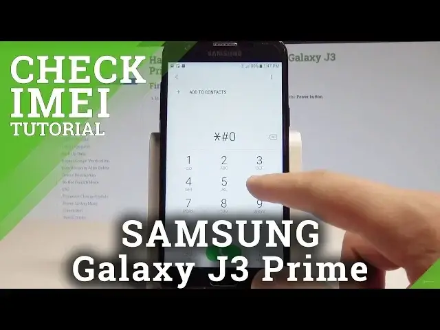 Video thumbnail for How to Check IMEI on SAMSUNG Galaxy J3 Prime - Serial Number Access |HardReset.Info